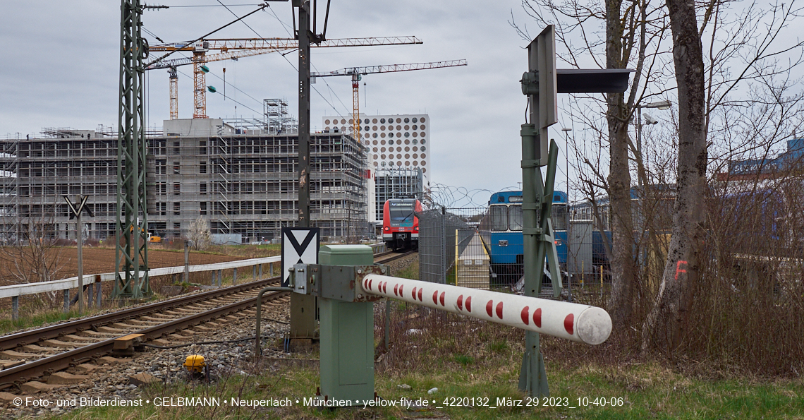 29.03.2023 - Baustelle REVO und Umgebung in Neuperlach